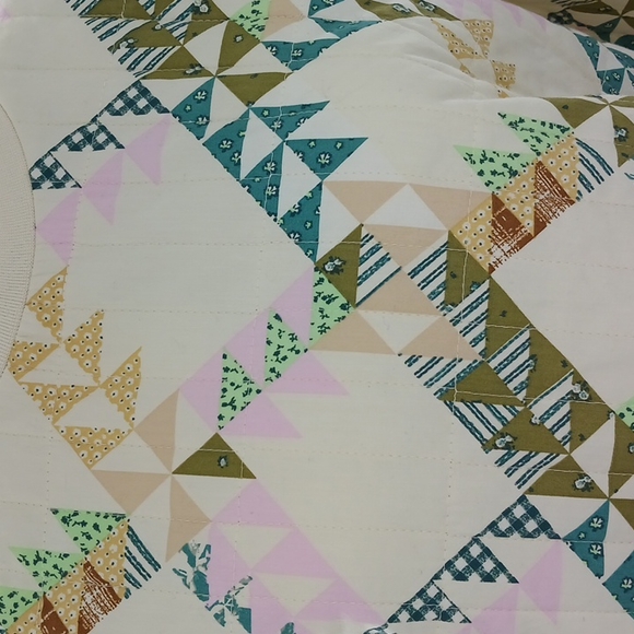 Universal Thread Retro Quilted Sweater Womens Grandma Quilt Pullover - Picture 6 of 10